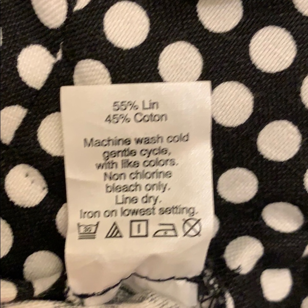J. Crew Factory black and white 4" pull on shorts - Picture 5 of 5